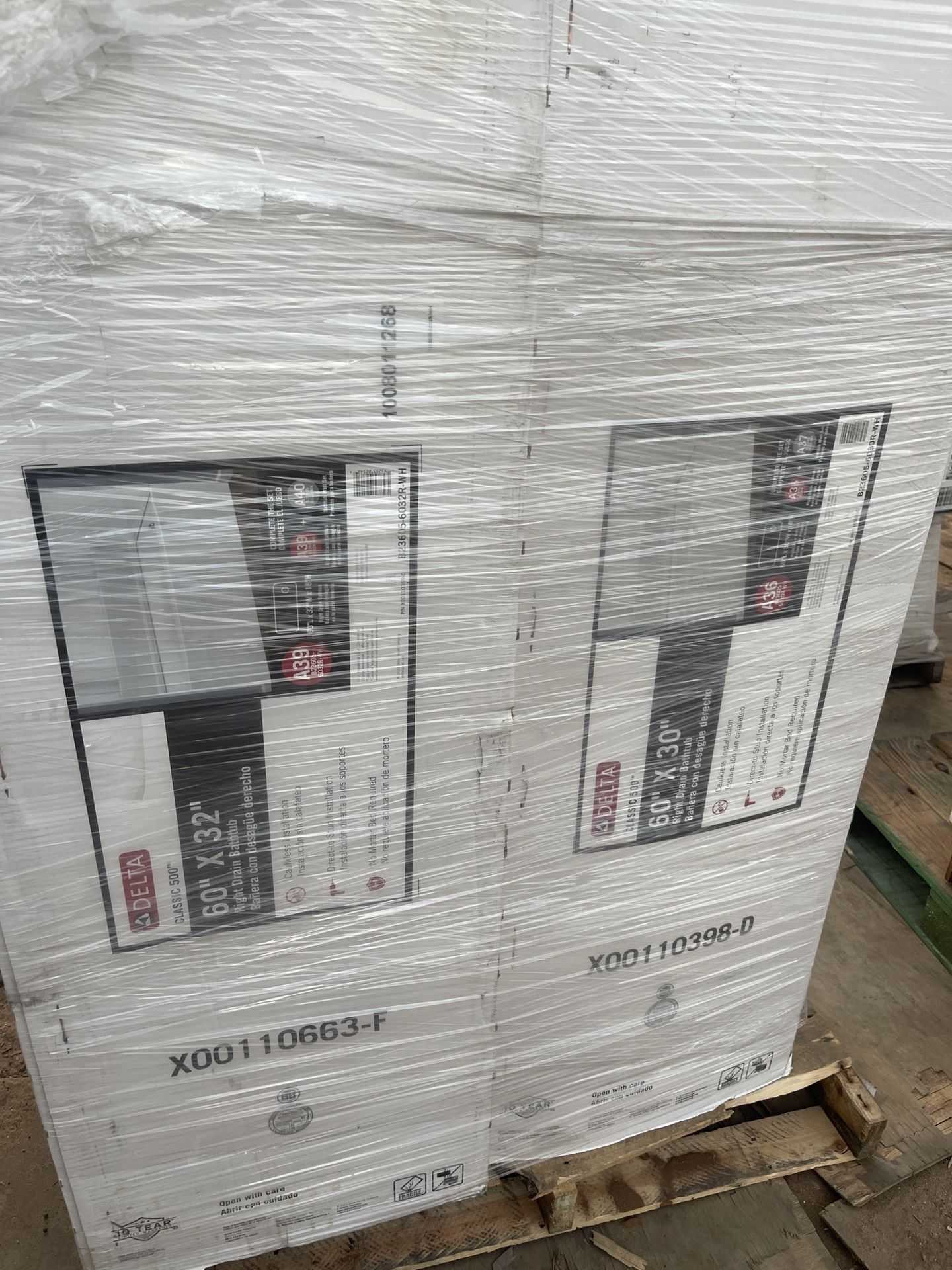 New Delta Bathtub 60x32-60x30