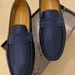 Men’s Fashion Dress Shoes Size 11 Navy
