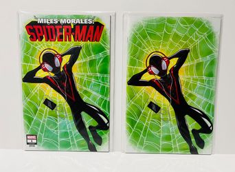 Miles Morales Spider-Man #1 Marvel Chrissie Zullo Virgin Set LE 500 with COA