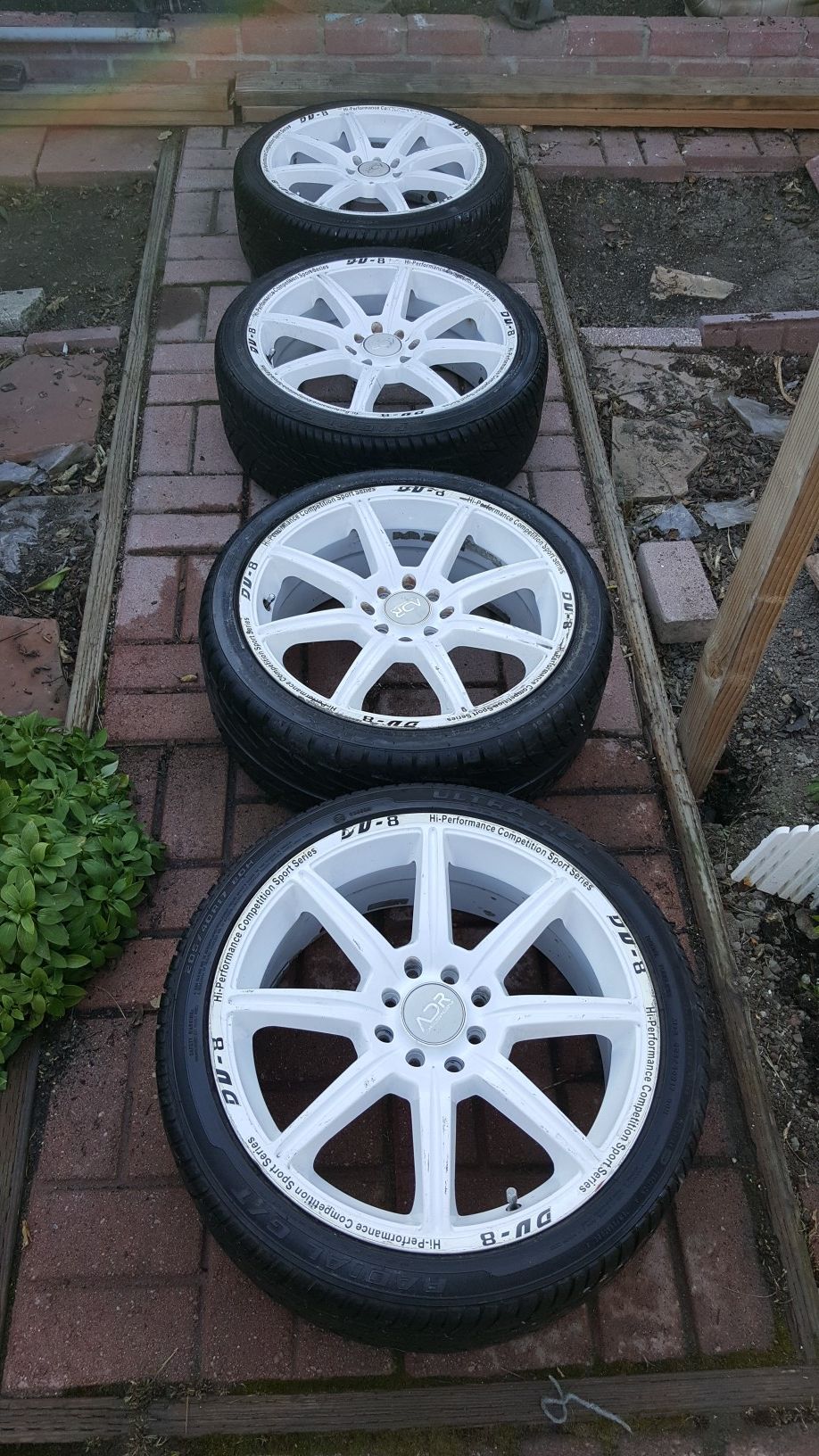 17" ADR DV-8 Wheels with Tires 4 lugs universal
