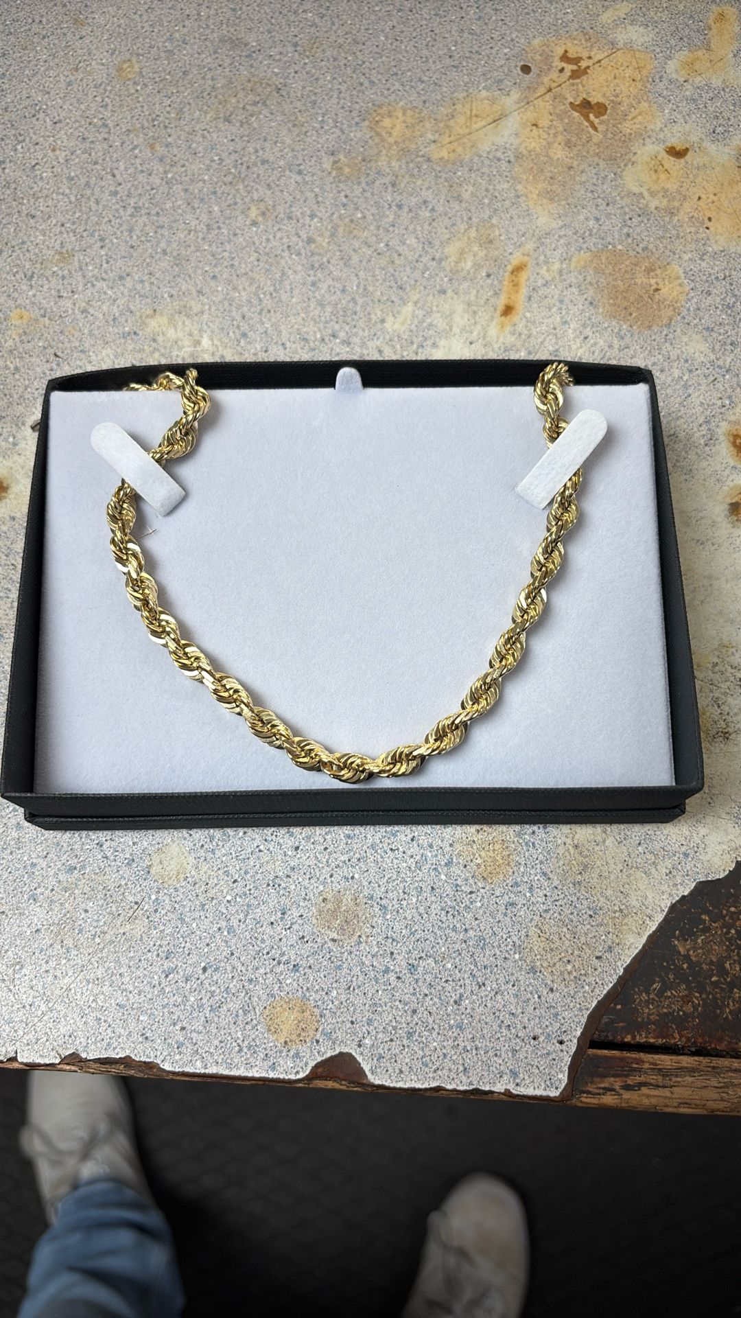 14k Gold Rope Chain 94.7 Grams