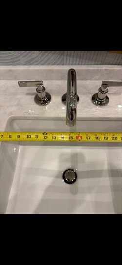Bathroom double sink, vanity, contemporary
