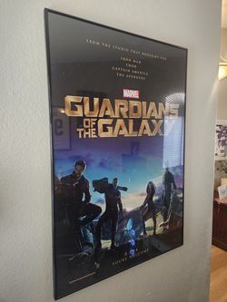 Title: Original Guardians of the Galaxy Theatrical Poster – Framed