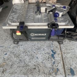 Kobalt Tile Saw 10 Inches 