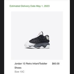 Jordan 13s Black Flint 10C