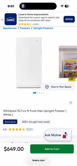 Whirlpool Freezer