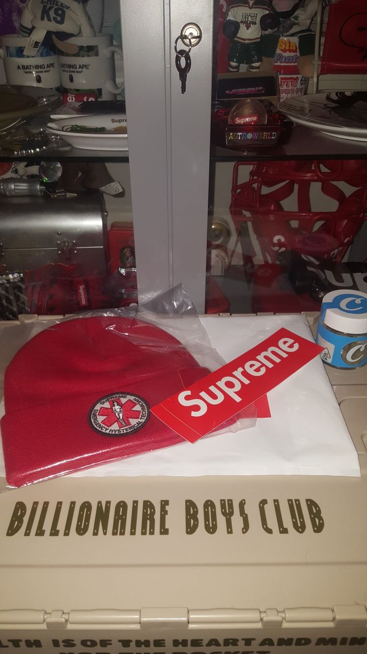 Red Hysterical Supreme Beanie