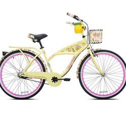 Kent 26" Margaritaville Women's 3-Speed Cruiser Bike, Yellow