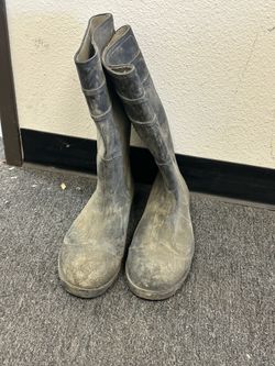 Rain, mud, concrete construction rubber boots - size 11