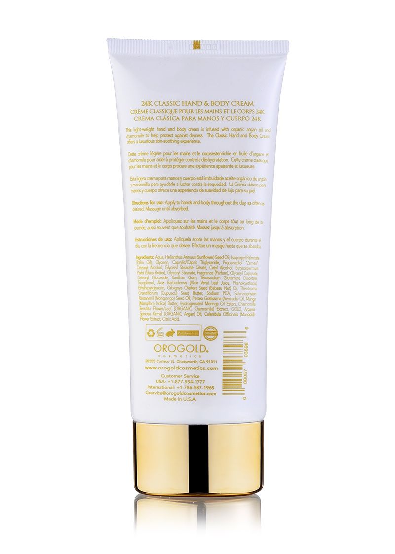 Brand new- OROGOLD-24K Classic hand & body lotion
