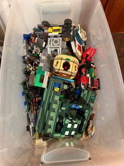Large Lot of Mixed LEGO Sets and Pieces