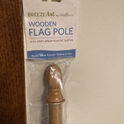 Wooden Flagpole New