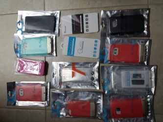 iPhone and Samsung cases and screen savers