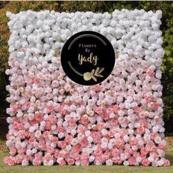 Wall Pink Flowers 