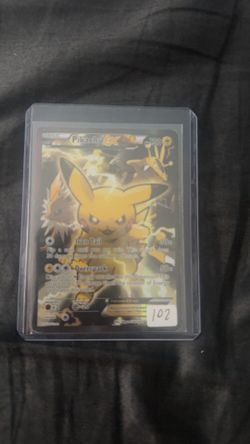Pikachu ex heavily played