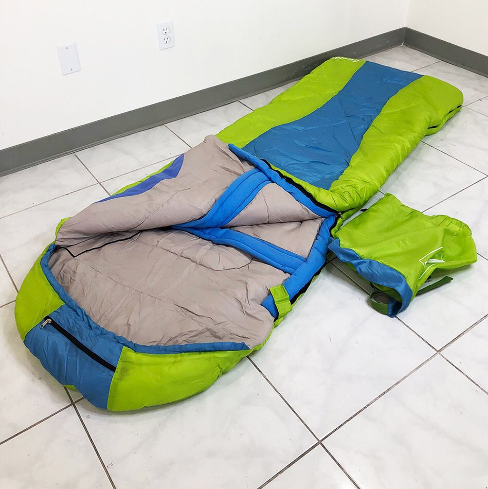 Brand New $15 Camping Sleeping Bag Waterproof Indoor & Outdoor Hiking Lightweight w/ Portable Bag