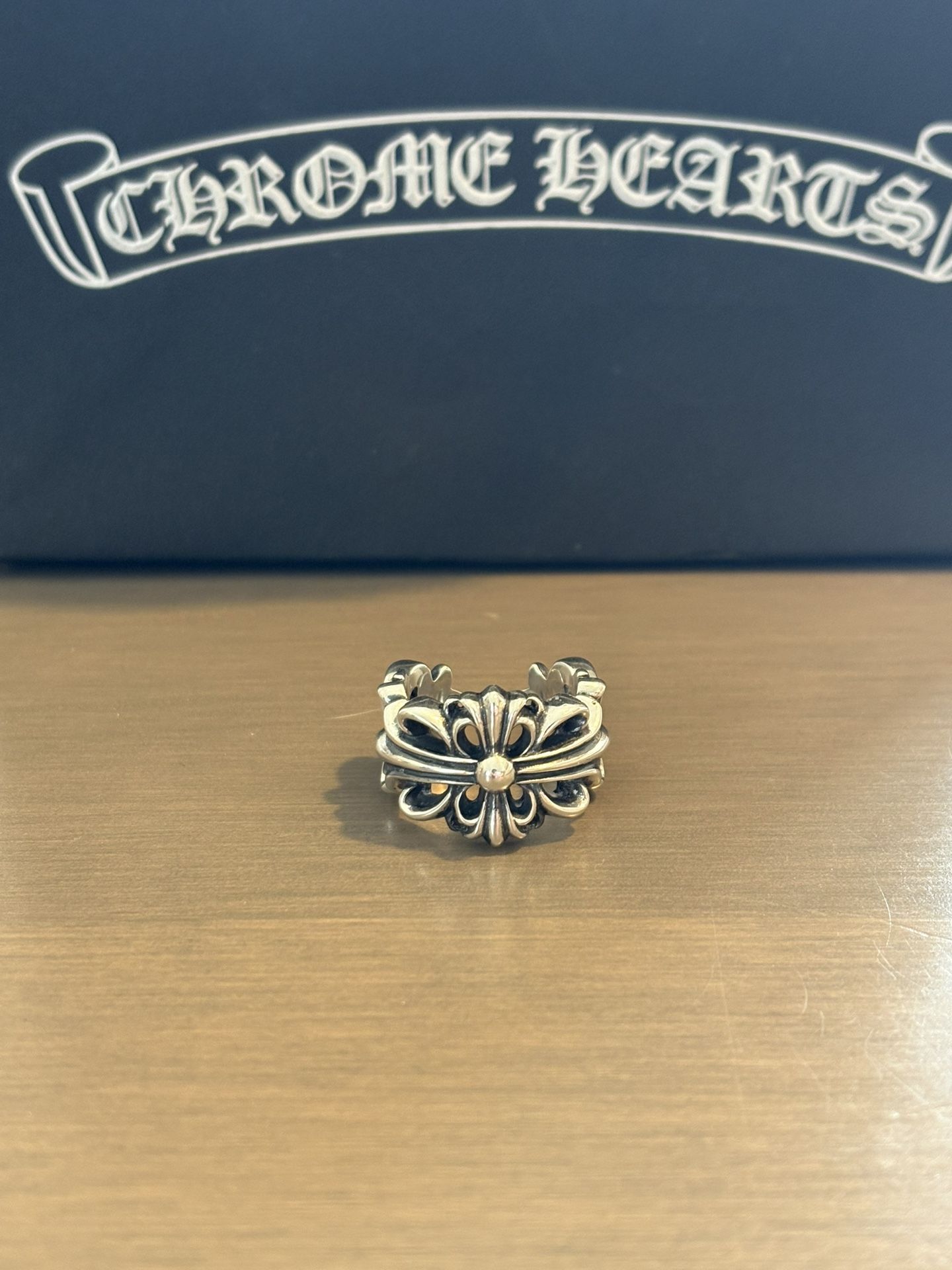 Chrome Hearts Double Floral Ring