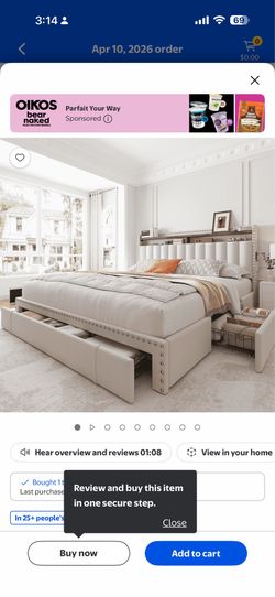 QUEEN BED FRAME