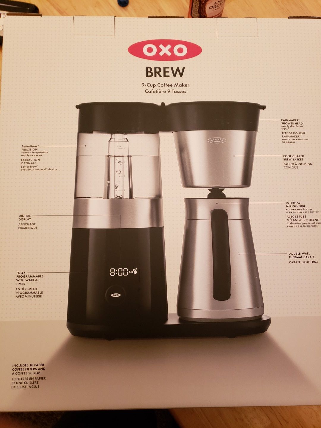 OXO Brew 9 cup coffee maker model #8710100