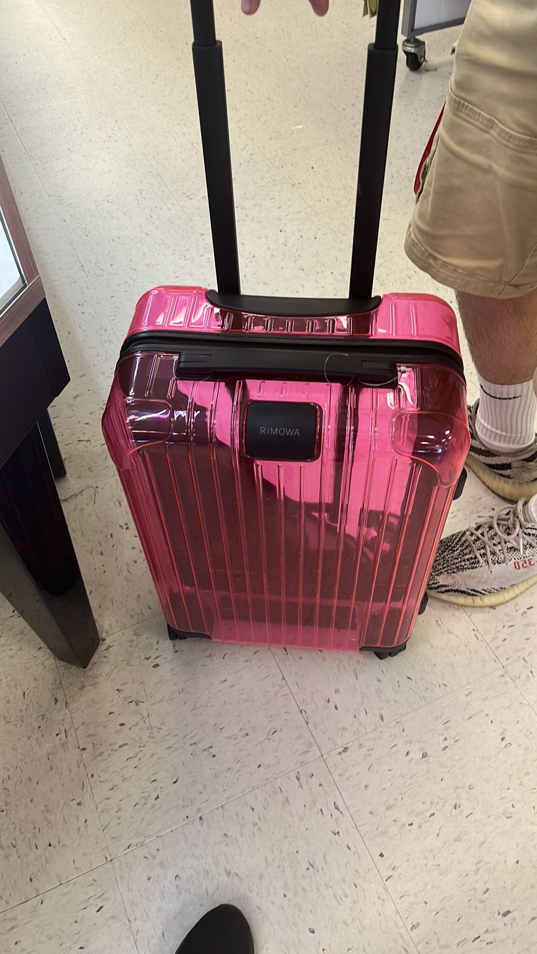 Rimowa Pink Transparent Suitcase
