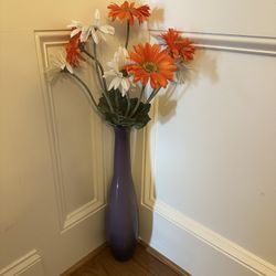 Vase With fake flowers