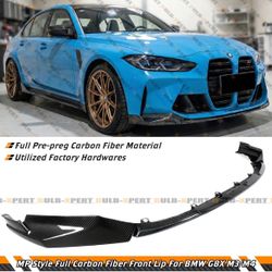 For 2021-2026 BMW G80 M3 G82 G83 M4 MP Full Dry Carbon Fiber Front Bumper Lip
