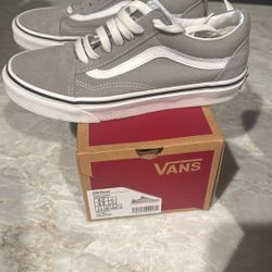 Gray Vans 4 1/2 New In Box 