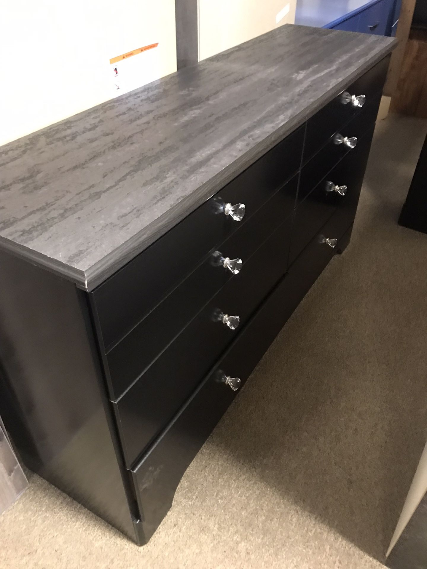 New Blzkc And Grey Dresser