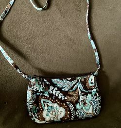 Vera Bradley Java Blue Amy Crossbody Purse