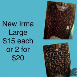 Lularoe new Irma 
