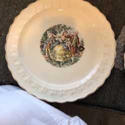Two Victorian china plates by Taylor Smith