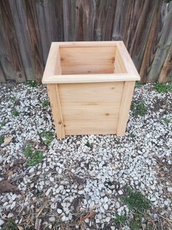 Cedar planter boxes