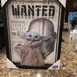 Star Wars 3D shadow box "Wanted" picture 20"× 15"
