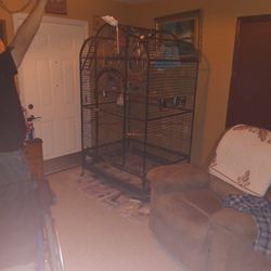 Selling  a McCaw Parrot Cage For 600. Cage Is 1 Year And A Half Years Old. Cage Comes With Food  3 Food Dishes Only . 