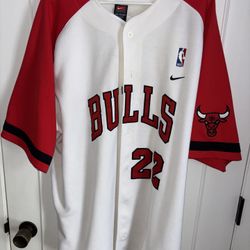 Chicago Bulls Jay Williams Vintage Nike Stitched Button Down Jersey - Rare, Size XXL. 