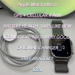 Authentic 49MM Apple Watch Ultra 1 Like New