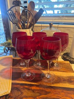 Pier One wine goblets