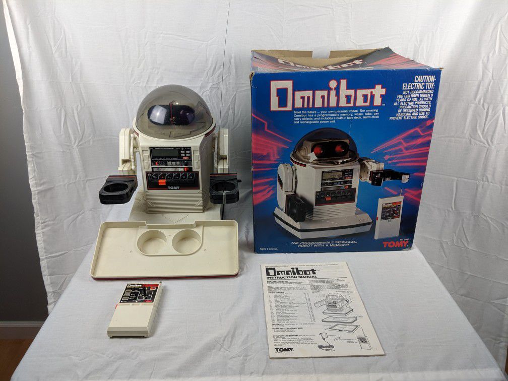 Vintage Rare Omnibot Robot Toy from TOMY