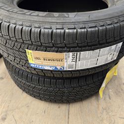 2 Michelin Latitude A/S 235/65R18