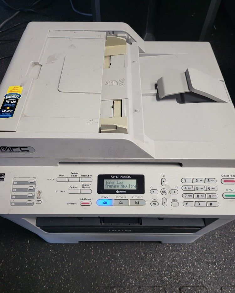 Brother MFC 7360N multi-function center printer/copier/fax machine