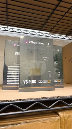 vSeeBox V6 Plus Fast Home Entertainment Streaming Box 4K WiFi Riverside | Financing Available | 0% Interest Options | New | V6Plus