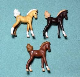 Empire Grand Champions micro mini horses foals 1” tall lot of 3 vintage 1990s