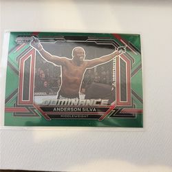 2023 Panini Prizm UFC Dominance Green Prizm Anderson Silva #25