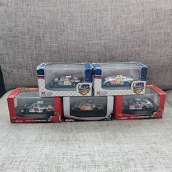 5 1:87 scale Nascar Diecast Race Cars
