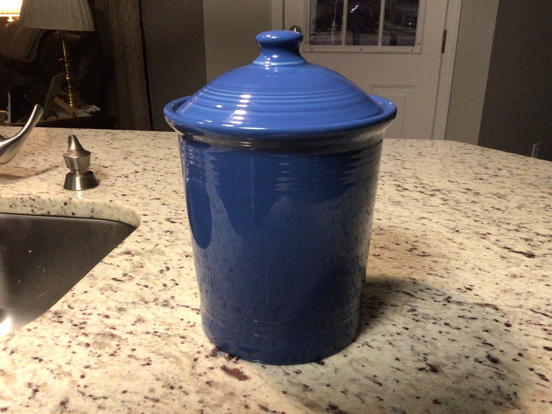 Fiesta Ware Crock / Canister With Lid 