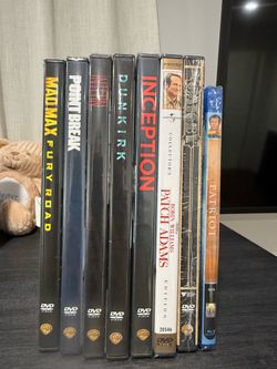 Lot of 7 DVDs and Blu-ray Movies