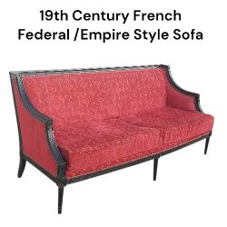 Gorgeous  French XVI Federal or  Empire Regency style sofa 