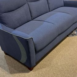 👉Harstad Exposed Wood Feet With Walnut Sofa