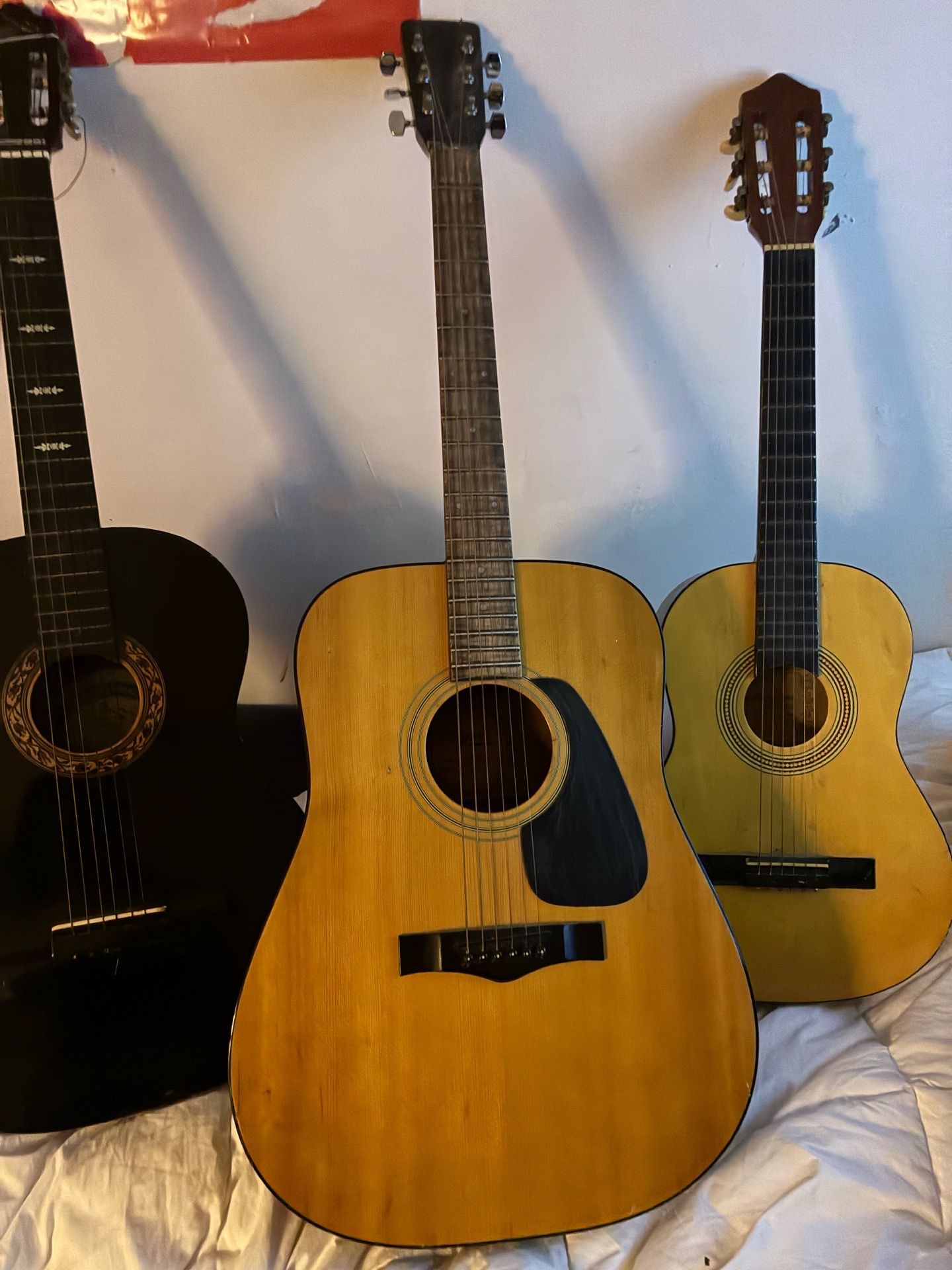 3 guitar Sale $125.00 that’s right one hundred twenty five dollars !