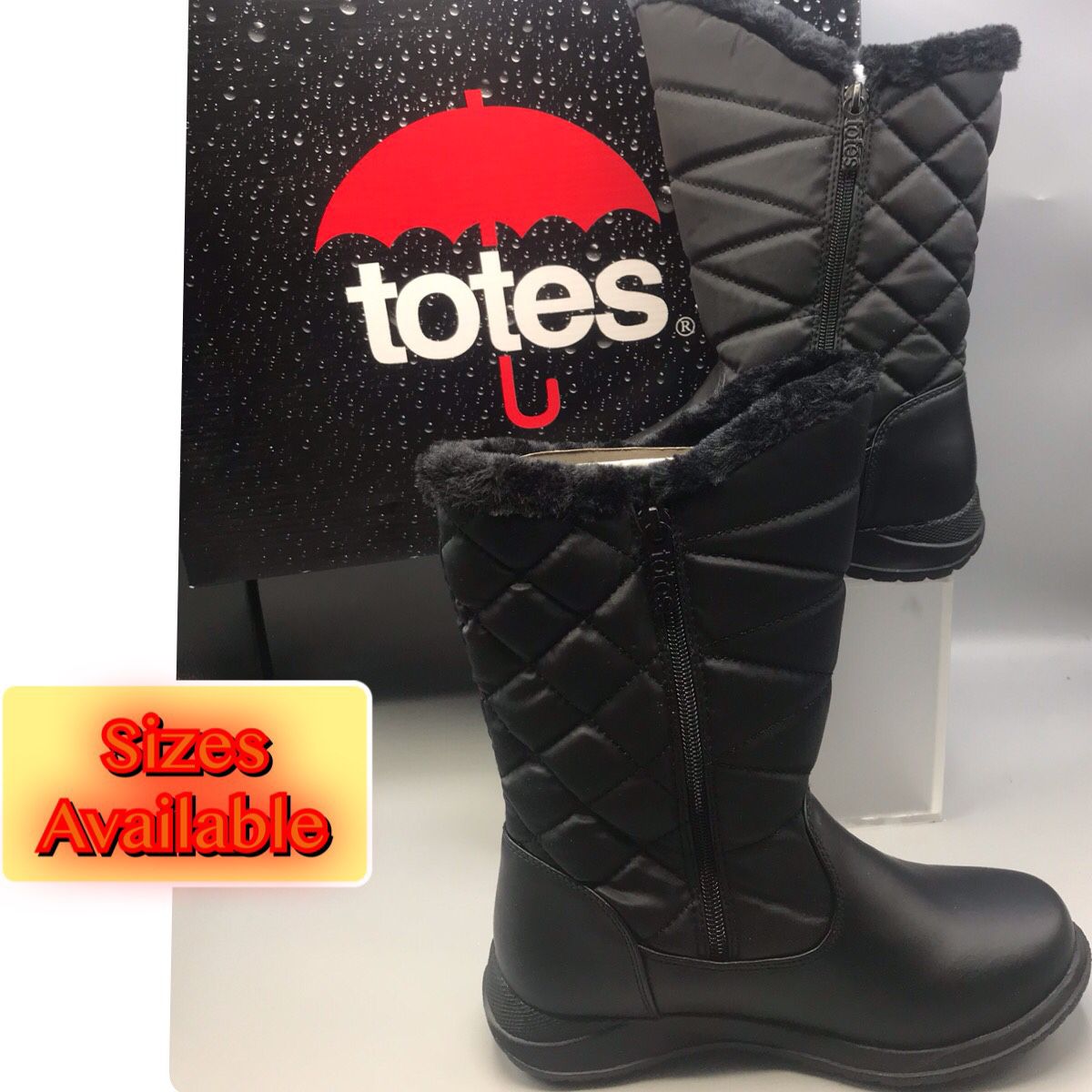 Totes Women’s Waterproof Snow/rain Mid calf Boots